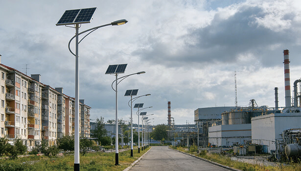 commercial solar street lights
